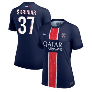 Paris Saint-Germain Milan Skriniar #37 Domaci Dres za Ženska 2024-25 Kratak Rukavima